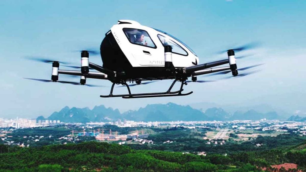 130 kmh, trajet de 25 minutes… Les taxis volants sans pilote ont reçu l’autorisation pour prendre des passagers en Chine