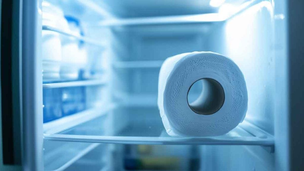 « Insolite », il glisse du PQ dans le frigo pour faire des économies et le résultat est magique