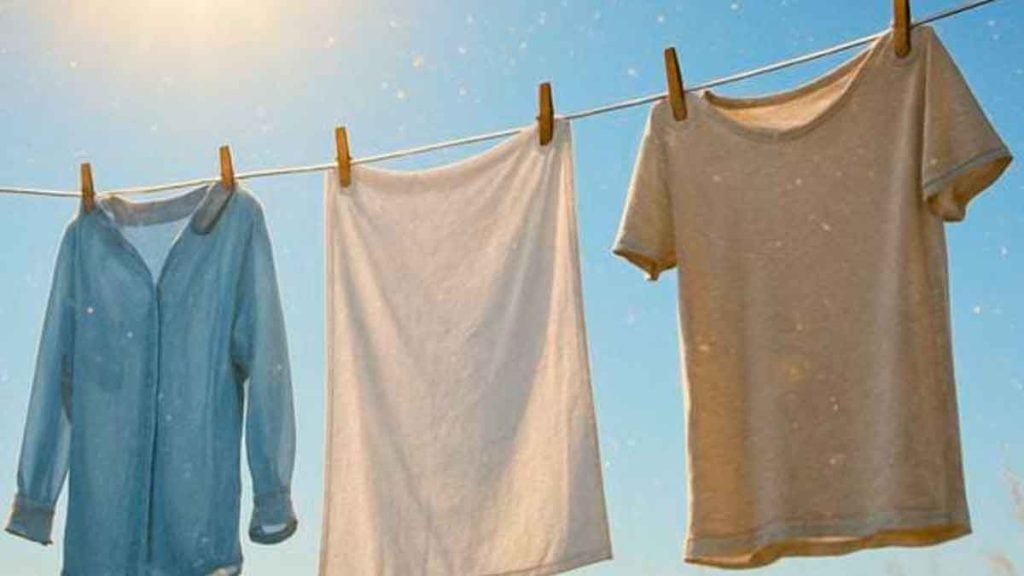 Pourquoi il est désormais déconseillé d’étendre son linge dehors entre 10 h et 15 h en mars